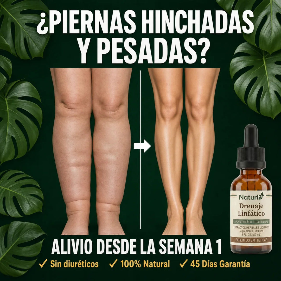 Gotas Naturi® – Drenaje Linfático para Piernas y Pies